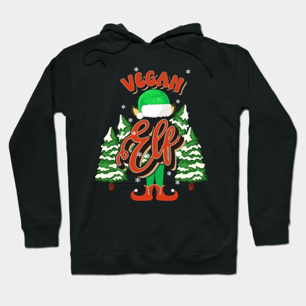 VEGAN ELF CHRISTMAS Hoodie by HomeCoquette